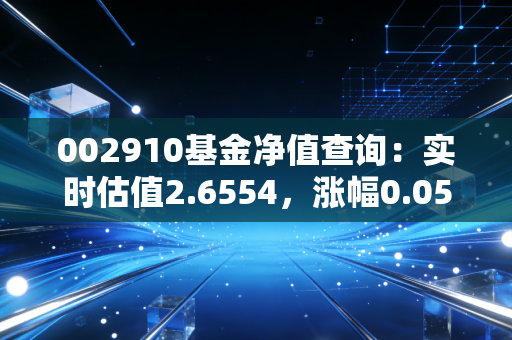 002910基金净值查询：实时估值2.6554，涨幅0.0586