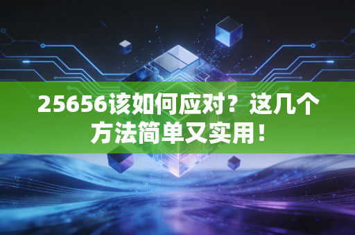 25656该如何应对？这几个方法简单又实用！