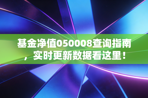 基金净值050008查询指南，实时更新数据看这里！