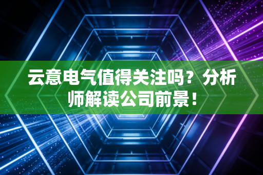 云意电气值得关注吗?分析师解读公司前景!