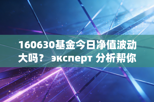 160630基金今日净值波动大吗？ эксперт 分析帮你决策！