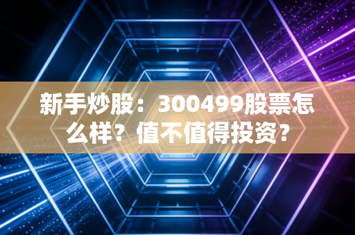 新手炒股:300499股票怎么样?值不值得投资?