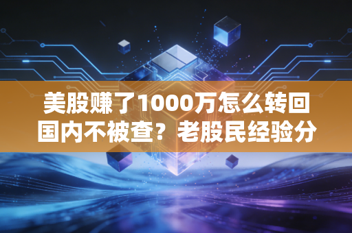 美股赚了1000万怎么转回国内不被查？老股民经验分享！