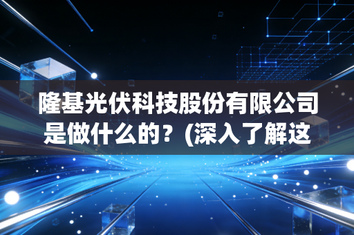 隆基光伏科技股份有限公司是做什么的？(深入了解这家光伏龙头企业)