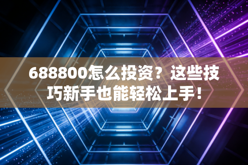 688800怎么投资？这些技巧新手也能轻松上手！