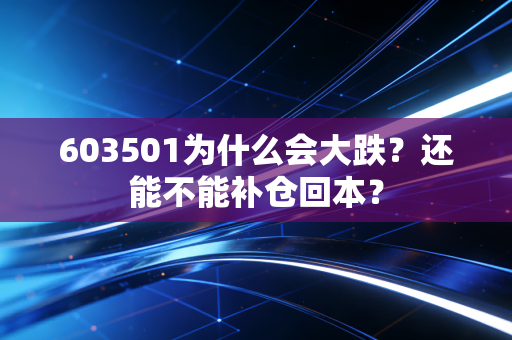603501为什么会大跌？还能不能补仓回本？