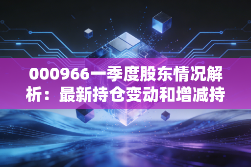 000966一季度股东情况解析:最新持仓变动和增减持分析
