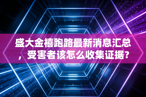 盛大金禧跑路最新消息汇总,受害者该怎么收集证据?