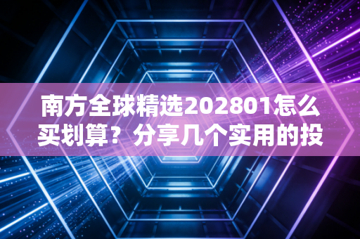 南方全球精选202801怎么买划算？分享几个实用的投资技巧！