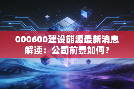 000600建设能源最新消息解读:公司前景如何?