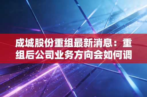 详细阅读:成城股份重组最新消息:重组后公司业务方向会如何调整? 成城股份重组最新消息:重组后公司业务方向会如何调整?
