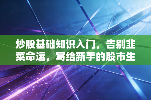 炒股基础知识入门，告别韭菜命运，写给新手的股市生存指南
