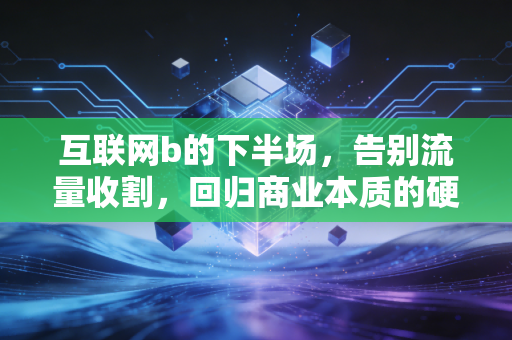 互联网b的下半场，告别流量收割，回归商业本质的硬核博弈