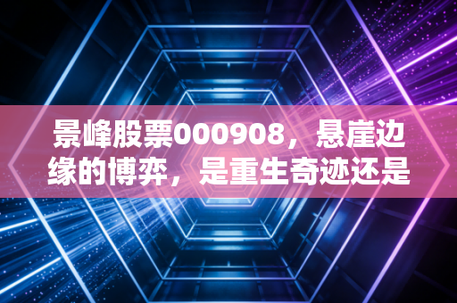 景峰股票000908，悬崖边缘的博弈，是重生奇迹还是资本绞肉机？