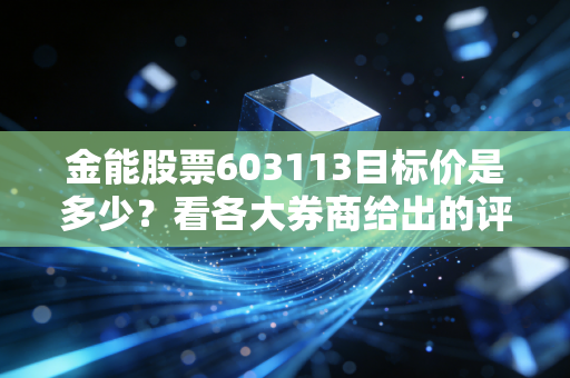 详细阅读:金能股票603113目标价是多少?看各大券商给出的评价! 金能股票603113目标价是多少?看各大券商给出的评价!