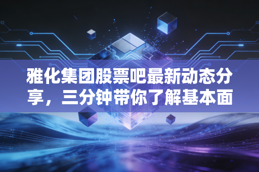 雅化集团股票吧最新动态分享,三分钟带你了解基本面!