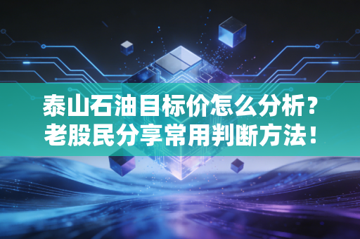 泰山石油目标价怎么分析?老股民分享常用判断方法!