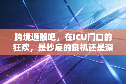 跨境通股吧，在ICU门口的狂欢，是抄底的良机还是深渊的凝视？