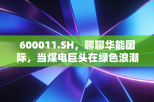 600011.SH,聊聊华能国际,当煤电巨头在绿色浪潮中转身,这是否是你想要的稳稳的幸福?