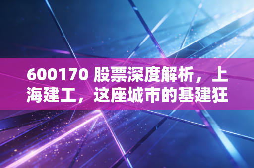 600170 股票深度解析，上海建工，这座城市的基建狂魔还能带你飞多远？