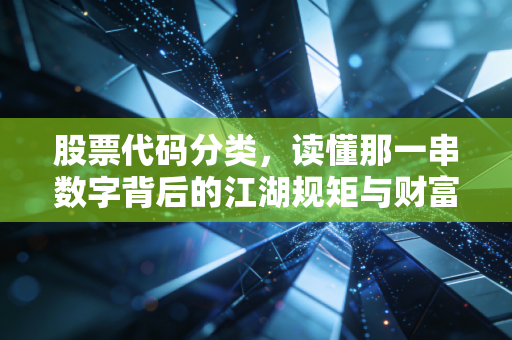 股票代码分类,读懂那一串数字背后的江湖规矩与财富密码