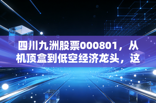 四川九洲股票000801,从机顶盒到低空经济龙头,这只川股到底能飞多高?