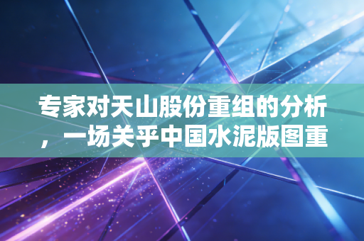 专家对天山股份重组的分析，一场关乎中国水泥版图重构的超级手术
