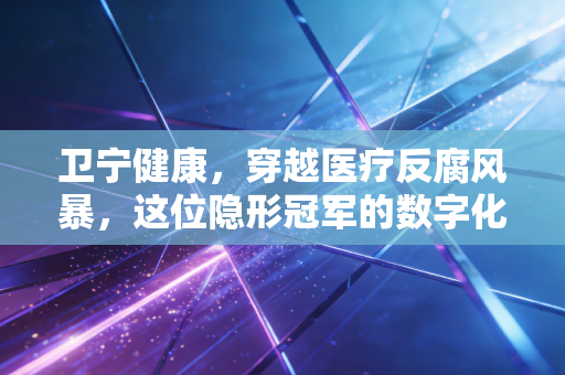 卫宁健康，穿越医疗反腐风暴，这位隐形冠军的数字化长跑还要跑多久？
