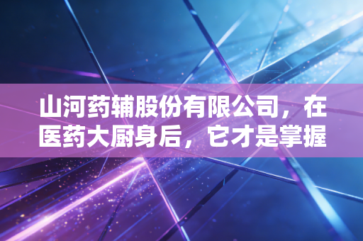 山河药辅股份有限公司，在医药大厨身后，它才是掌握药效的隐形掌勺人