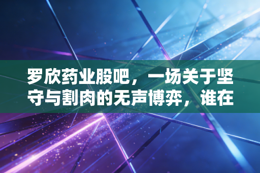 罗欣药业股吧，一场关于坚守与割肉的无声博弈，谁在为创新买单？