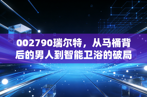 002790瑞尔特，从马桶背后的男人到智能卫浴的破局者，这只股票值得你蹲守吗？