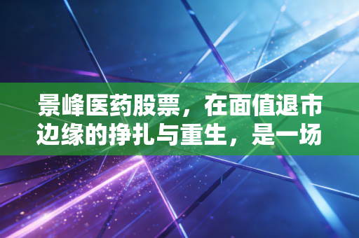景峰医药股票，在面值退市边缘的挣扎与重生，是一场豪赌还是价值回归？
