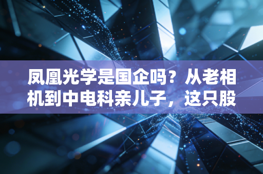 凤凰光学是国企吗？从老相机到中电科亲儿子，这只股的底色究竟如何？