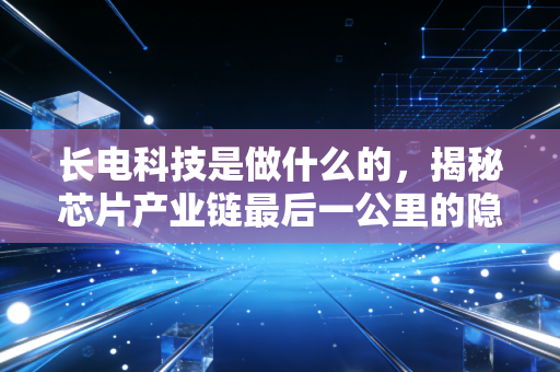 长电科技是做什么的，揭秘芯片产业链最后一公里的隐形冠军
