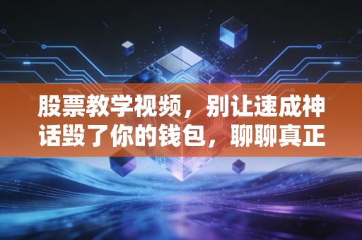 股票教学视频，别让速成神话毁了你的钱包，聊聊真正的交易该学什么