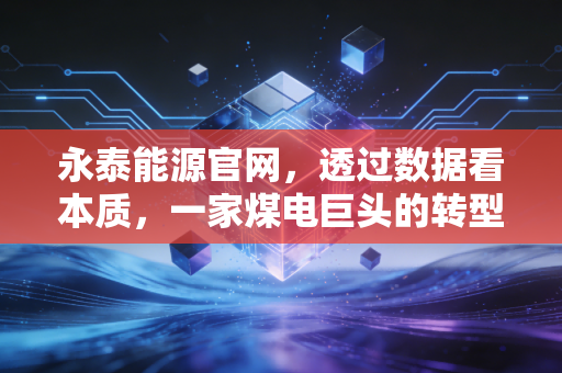 永泰能源官网，透过数据看本质，一家煤电巨头的转型与突围实录