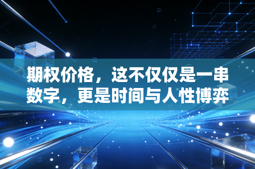 期权价格，这不仅仅是一串数字，更是时间与人性博弈的门票
