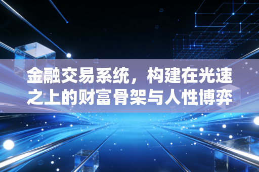 金融交易系统，构建在光速之上的财富骨架与人性博弈
