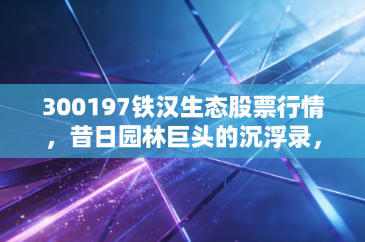 300197铁汉生态股票行情，昔日园林巨头的沉浮录，从退市边缘到国资重生的投资启示