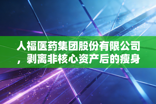 人福医药集团股份有限公司，剥离非核心资产后的瘦身哲学，以及麻醉药王背后的资本故事