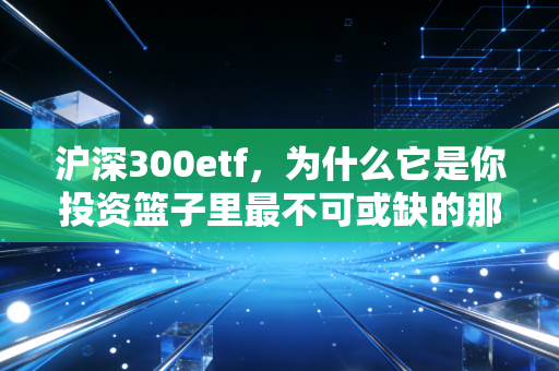 沪深300etf，为什么它是你投资篮子里最不可或缺的那颗定海神针？
