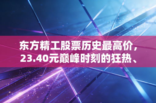 东方精工股票历史最高价,23.40元巅峰时刻的狂热、冷静与投资哲学