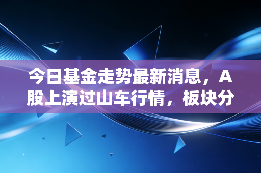 今日基金走势最新消息,A股上演过山车行情,板块分化加剧,我们该如何在波动中守住钱袋子?