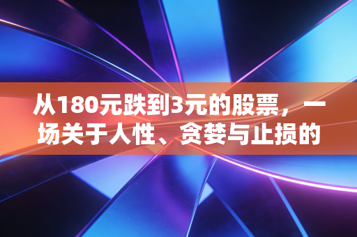 从180元跌到3元的股票，一场关于人性、贪婪与止损的残酷复盘