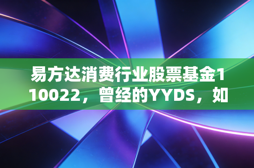 易方达消费行业股票基金110022，曾经的YYDS，如今还在深坑里吗？聊聊我的真实看法