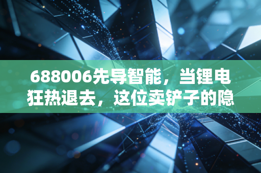 688006先导智能,当锂电狂热退去,这位卖铲子的隐形冠军还能硬抗多久?