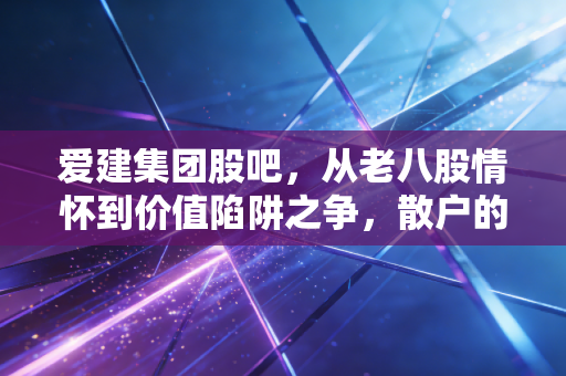 爱建集团股吧,从老八股情怀到价值陷阱之争,散户的焦虑与希望