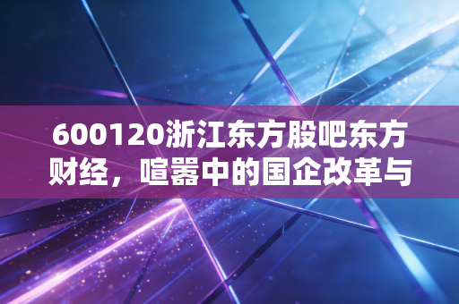600120浙江东方股吧东方财经，喧嚣中的国企改革与金融控股迷雾，散户如何守住钱袋子？