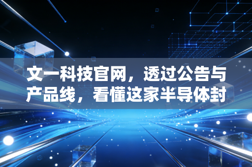 文一科技官网，透过公告与产品线，看懂这家半导体封装设备商的突围与隐忧