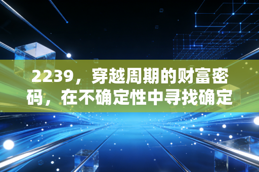 2239，穿越周期的财富密码，在不确定性中寻找确定性的投资哲学